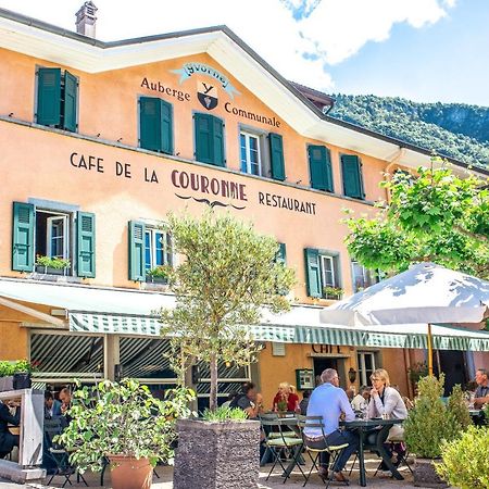 Auberge Communale De La Couronne Yvorne Zewnętrze zdjęcie